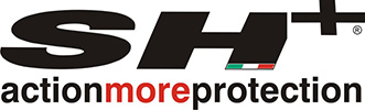 Logo SH+, Helme und Sportbrillen.